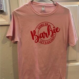 Pink Barbie Kids T-Shirt